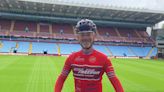 Cyclist set to complete 35-hour London football club ride