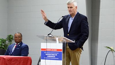 U.S. Sen. Bill Cassidy touts infrastructure grants awarded to Louisiana municipalities, utility districts during Donaldsonville event