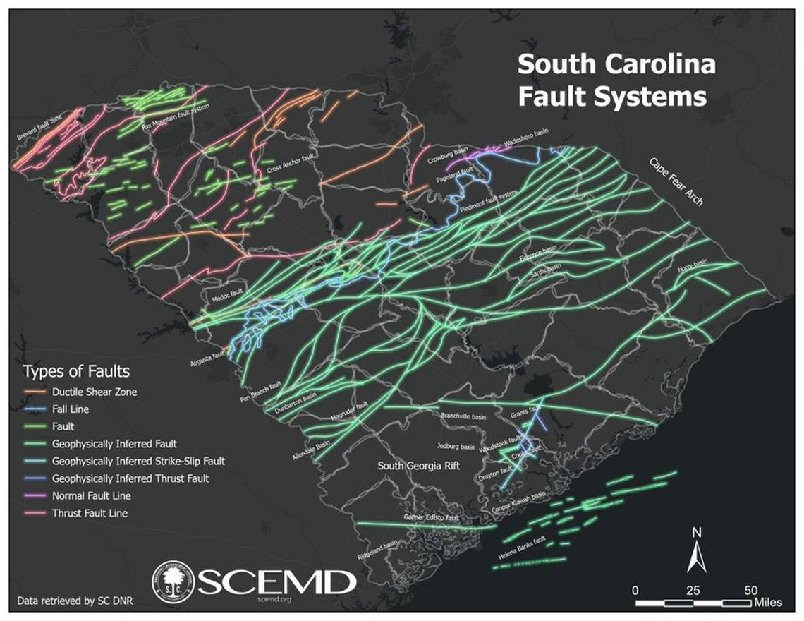 Tremors continue in SC as another earthquake hits, but this was in different part of state