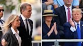 Hunter Biden's wife stands by hubby after Melania ghosted Trump in court