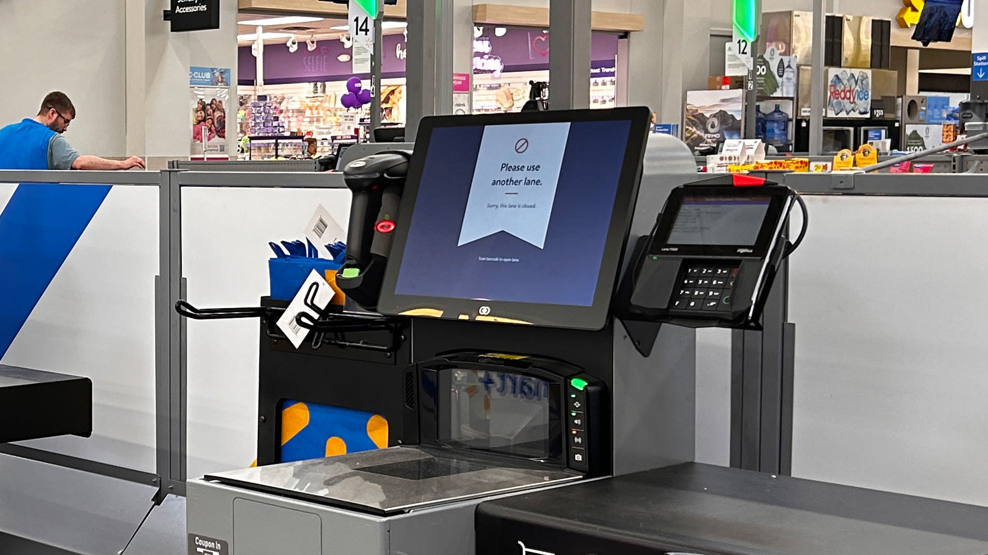 Walmart shopper fumes after retailer shuts all self-checkout kiosks in store