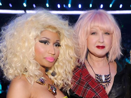 Nicki Minaj & Cyndi Lauper Perform ‘Pink Friday Girls’ & Share Heartfelt Moment at NYC Concert: Watch