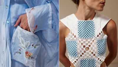 Carinho de vestir: conheça Luciana Bortowski, estilista que cria coleções a partir de toalhas de mesa e fronhas