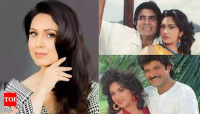 ...Meenakshi Seshadri explains why male actors like Amitabh Bachchan, Anil Kapoor and Dharmendra enjoy longer careers in Bollywood: “They don't have to worry about pregnancy” | Hindi Movie...