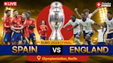 Spain vs England EURO 2024 Final Live Score: Gareth Southgate and Co eye first-ever Euros title against spectacular Spain