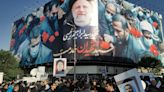Photos: Mourners in Tehran for Iran President Raisi’s funeral procession