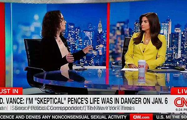 Maggie Haberman Flattens J.D. Vance’s Absurd Claim Trump Didn’t Endanger VP: ‘Secret Service Would Disagree’