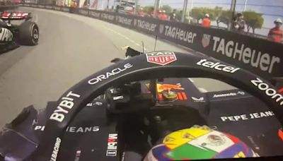 Checo Pérez destrozó su auto de Fórmula Uno: el impactante choque en el GP de Mónaco