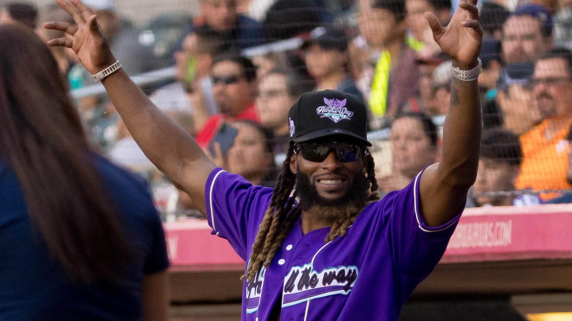 Aaron Jones inspires kids at A&A All The Way Foundation's third annual charity softball game