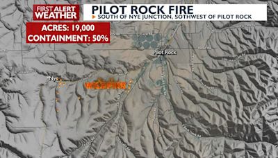 Pilot Rock Fire now 50% contained--evacuations still in place