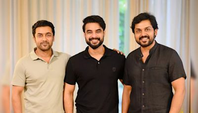 Tovino Has Fanboy Moment With Suriya, Karthi; Shares Picture With Actor Brothers