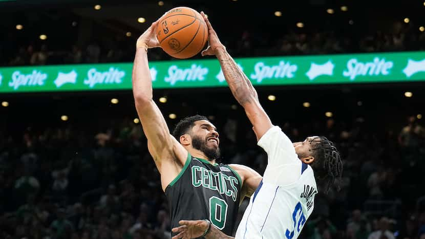 Like ‘Matrix’ vs. LeBron James in 2011, Mavs’ Derrick Jones Jr. giving Jayson Tatum fits