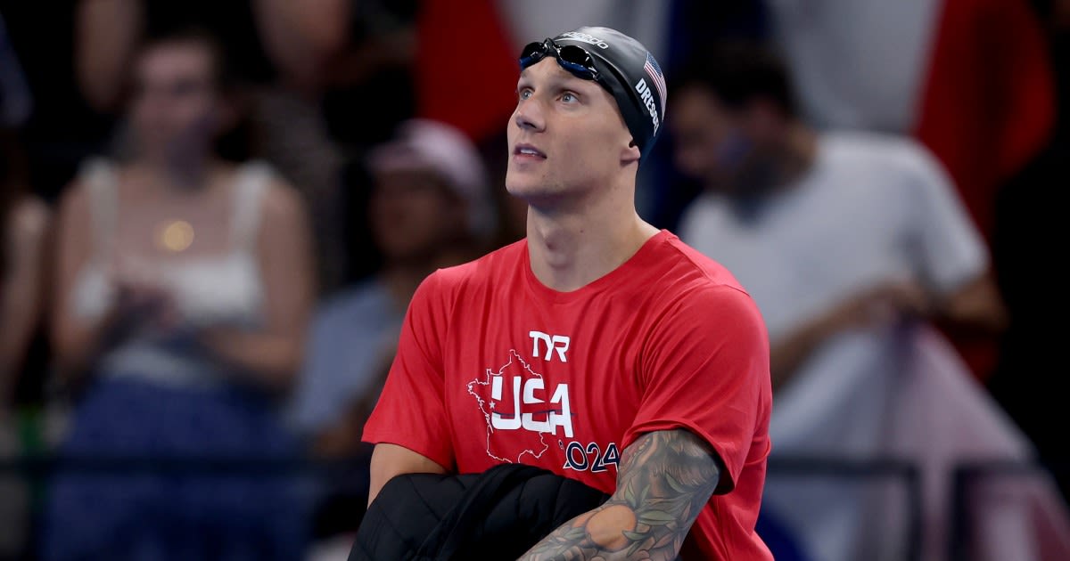 Caeleb Dressel's emotional reaction after coming up short in races elicited strong responses from fans