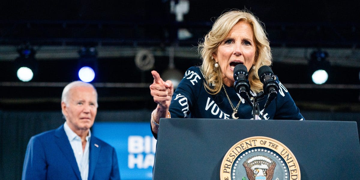 Jill Biden could convince Joe to drop out. So far, she's vowing to fight on.