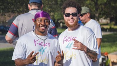 These guys understand the thrill of new sneakers, and they’re helping kids get them for free at upcoming giveaway