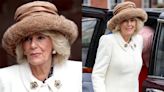 Queen Camilla Dons Fiona Clare Coatdress With Queen Elizabeth’s Cartier Brooch for Royal Maundy Service