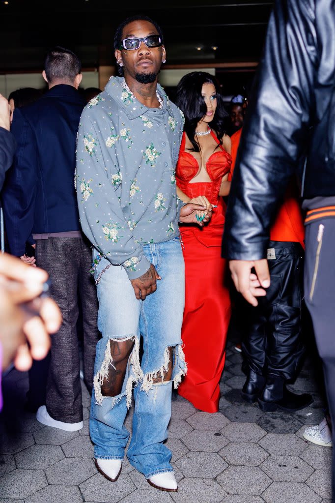 Cardi B and Husband Offset Hold Hands at Star-Studded Met Gala Afterparty