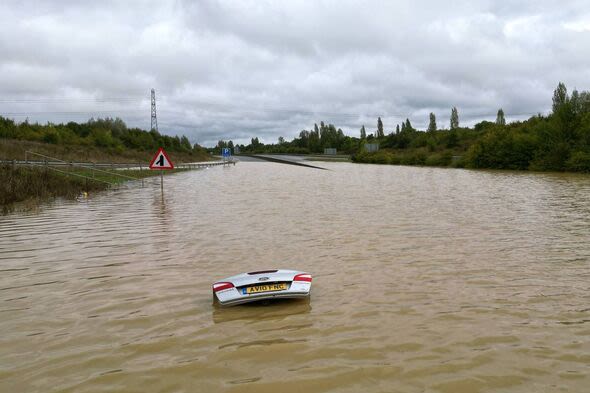 Major road closed for 'several days' as 60m litres of water are pumped away