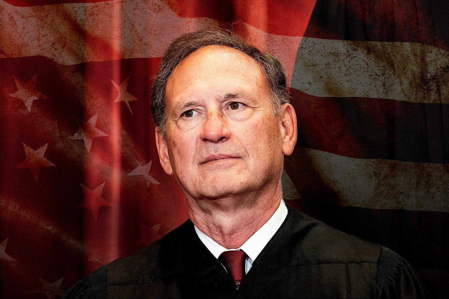 Alito’s Explanation for the Upside-Down American Flag Honestly Makes It Worse