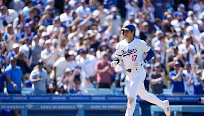 Los Dodgers doblegaron a los Bravos de la mano de Ohtani