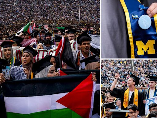 University of Michigan commencement disrupted by anti-Israel protesters: ‘You are ruining our graduation’