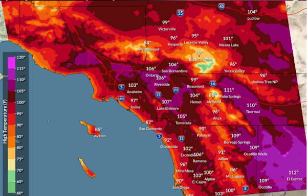 Heat to blame as thousands are without power across San Diego County