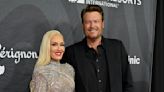 Gwen Stefani Rocks Waist-High Slit in Sparkly Silver Number on Date Night With Blake Shelton