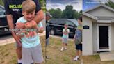 Homeless Boy Cries When He Finds Out His Family Finally Got A House To Live In