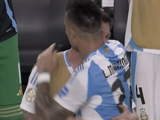 WATCH | Lautaro Martínez HUGS Lionel Messi After His Goal During Copa America 2024 Final