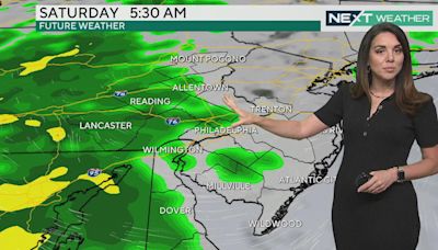 Even more cloudy weather around Philadelphia on Friday before Saturday rain
