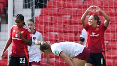 Manchester United 3-0 West Ham: Women’s Super League – as it happened