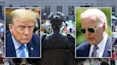 Columbia protestors occupy building as Trump blames Biden for antisemitic demonstrations