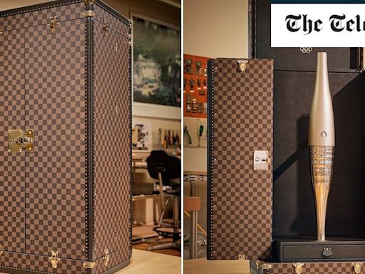 The 30kg Louis Vuitton trunk that will carry the Olympic torch