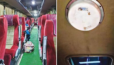 Pathetic condition of Airavat Club-Class Bus: Urgent attention needed - Star of Mysore