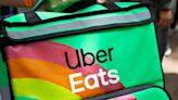 A police officer completed an Uber Eats delivery after the driver was arrested