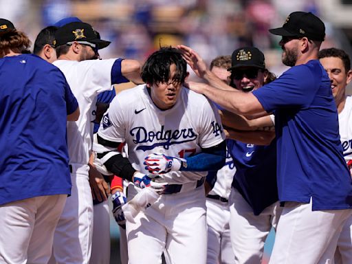 Shohei Ohtani's first walk-off hit for the Dodgers caps an eventful week for the superstar slugger