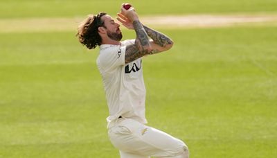 Surrey have the edge after 14 wickets fall on second day of top-of-table clash