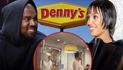 Kanye West and Bianca Censori Dine at Denny's Amid Major Yeezy Changes