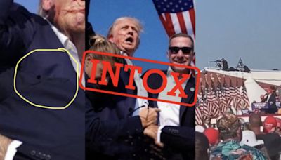 Trump touché au thorax ? Des images décontextualisées ou manipulées sur l'attentat