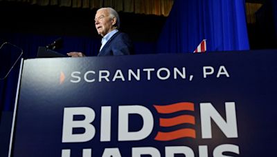 Did Joe Biden speak to empty seats in Scranton? Photo of event goes viral