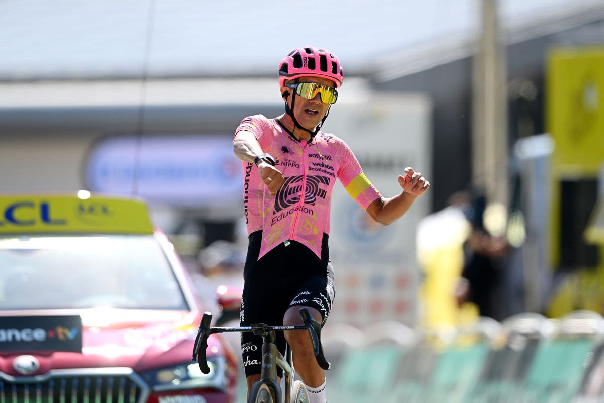 Richard Carapaz achieves Grand Tour treble with Tour de France stage 17 victory