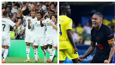 La Liga: Vinicius, Mbappe on target as Madrid thrash Espanyol, Barcelona rout Villarreal in thriller