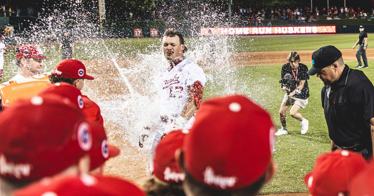 Cole Evans hits three-run homer in Nebraska baseball's 10-inning win over Indiana