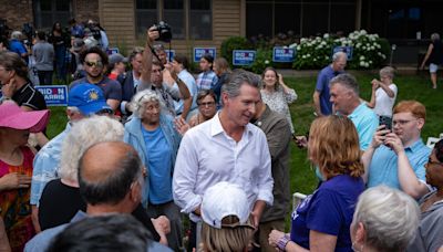 Newsom Urges Michigan Democrats to Stay Calm and Support Biden