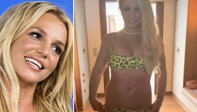 Britney Spears Flaunts Her Bikini Body After Admitting She Felt 'Tiny and Weak' From Intermittent Fasting: Watch