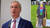 Pride festival criticised for 'throw milkshake over Nigel Farage' game