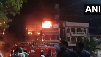 ...Dead, 12 Rescued After Massive Blaze Engulfs New Born Baby Care Hospital In Vivek Vihar; Devastating Visuals Surface