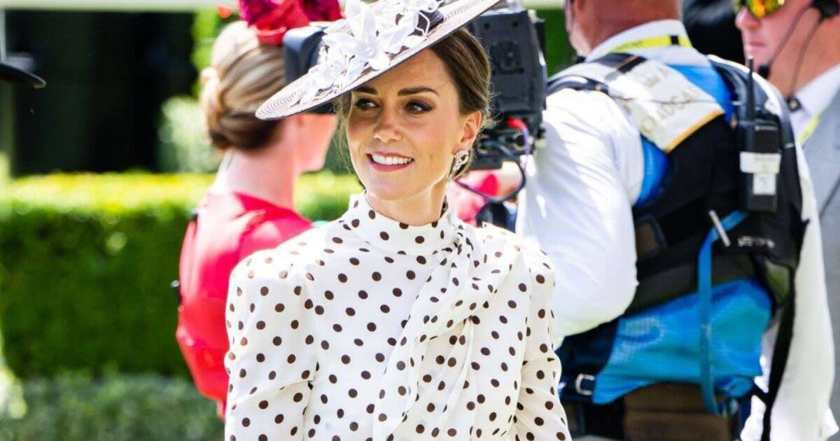 M&S is selling £45 polka dot dress similar to Kate Middleton's race day look