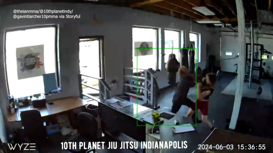 WATCH: Teen employee uses jiu-jitsu training to take down suspected thief at gym