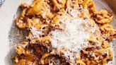 Make chicken parm meatballs and cheesy hamburger pasta